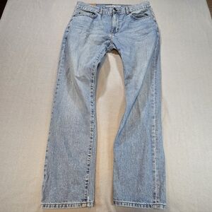 Chaps Straight Fit Men’s Jeans 34x32 Light Wash Classic Denim